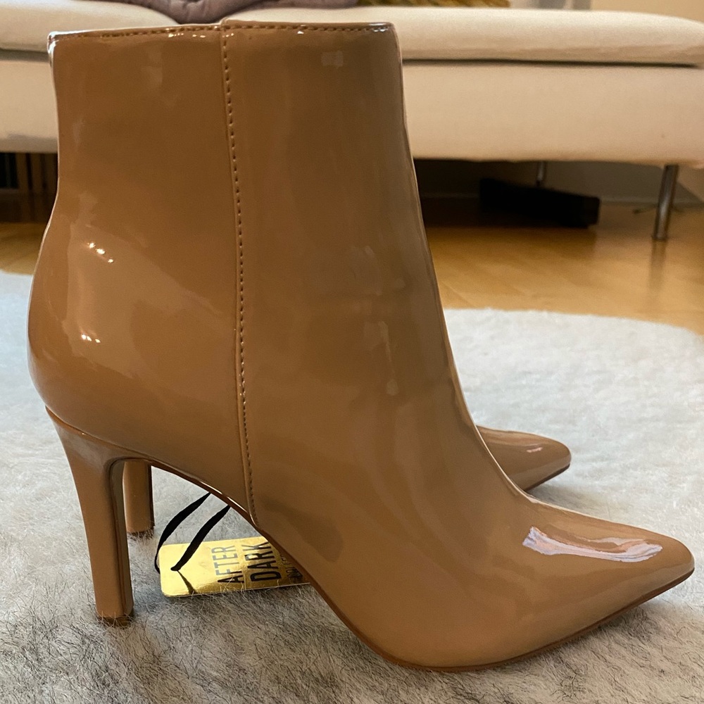 Forever 21 - Nude Patent Ankle Boots Sz 6